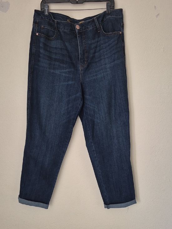 Seven7 Denim - Seven7 Dark Blue Boyfriend Jeans